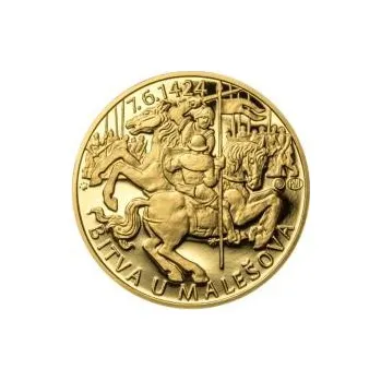 Volný čas Bitva u Malešova - 590. výročí zlato proof