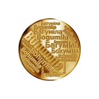 Česká jména - Bohumila - velká zlatá medaile 1 Oz