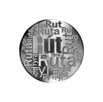 Česká jména - Rut - velká stříbrná medaile 1 Oz