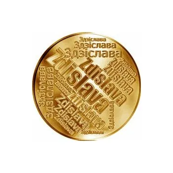 Česká jména - Zdislava - velká zlatá medaile 1 Oz