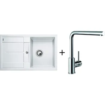 Blanco Metra 45 S bez excentru + baterie Mila chrom