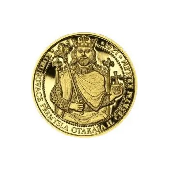 Korunovace Přemysla Otakara II. českým králem - zlato Proof