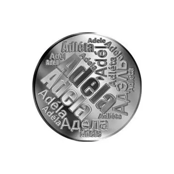 Česká jména - Adéla - velká stříbrná medaile 1 Oz