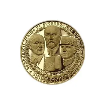 90. výročí vzniku ČSR - zlato Proof