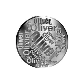 Česká jména - Oliver - velká stříbrná medaile 1 Oz