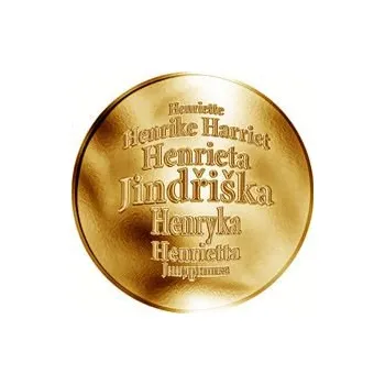Česká jména - Jindřiška - zlatá medaile