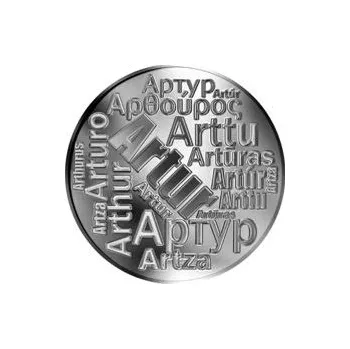 Česká jména - Artur - velká stříbrná medaile 1 Oz