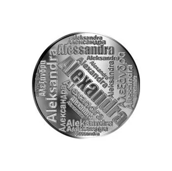 Česká jména - Alexandra - velká stříbrná medaile 1 Oz