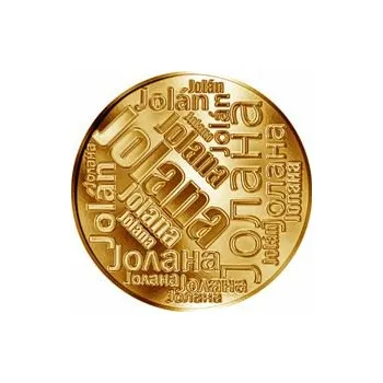 Česká jména - Jolana - velká zlatá medaile 1 Oz