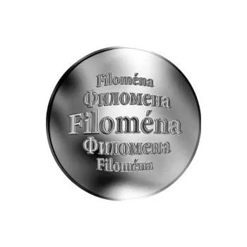 Slovenská jména - Filoména - velká stříbrná medaile 1 Oz