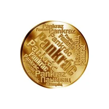 Česká jména - Pankrác - velká zlatá medaile 1 Oz
