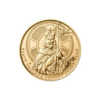 Volný čas Sada zlatého dukátu a stříbrného odražku Ikona sv. Václava - b.k.