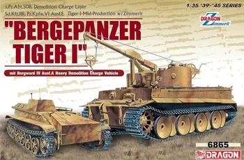 Plastikový model Dragon "Bergepanzer Tiger I" 1:35