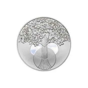 Miluji Tě 25 mm stříbro patina