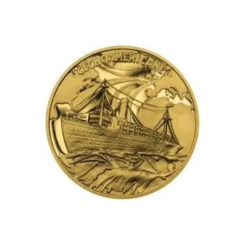 Čechoameričané - zlato 1/2 Oz Proof