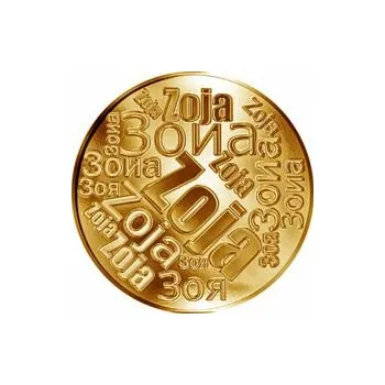 Česká jména - Zoja - velká zlatá medaile 1 Oz