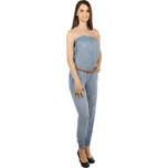 Glara Dámský dlouhý overal bez ramínek 57875