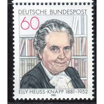 Poštovní známka (1981) MiNr. 1082 ** - Německo - 100. narozeniny Elly Heuss-Knapp