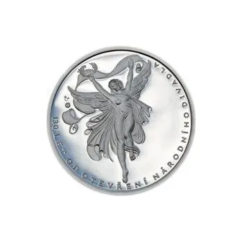 130 let od Národního divadla Ag - Ražba na požádání medaile č. 2