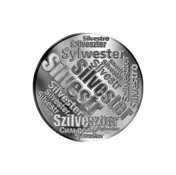 Česká jména - Silvestr - velká stříbrná medaile 1 Oz