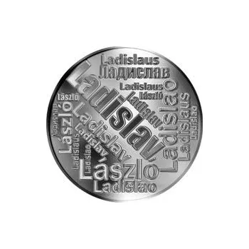 Česká jména - Ladislav - velká stříbrná medaile 1 Oz