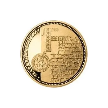 Sada zlatého dukátu a stříbrného odražku Zlatá bula sicilská - 805. výročí - proof