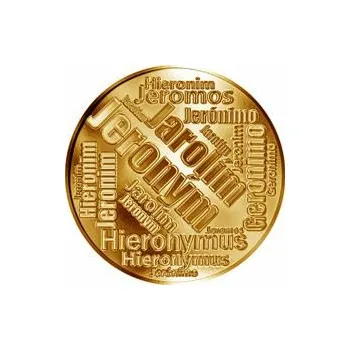 Volný čas Česká jména - Jeroným - velká zlatá medaile 1 Oz
