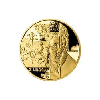 Volný čas Kronika česká Václava Hájka z Libočan - 475. výročí zlato proof