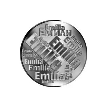 Česká jména - Emílie - velká stříbrná medaile 1 Oz