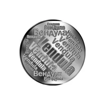 Česká jména - Vendula - velká stříbrná medaile 1 Oz