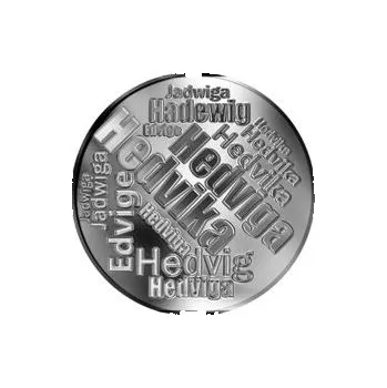 Česká jména - Hedvika - velká stříbrná medaile 1 Oz