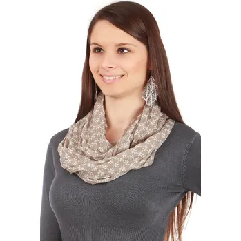 Šála Glara Dámská tunelová šála s ornamentem 38650