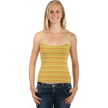 Glara Dámské pruhované krátké tílko s úzkými ramínky 96683