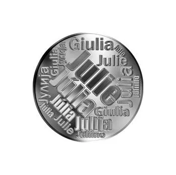 Česká jména - Julie - velká stříbrná medaile 1 Oz