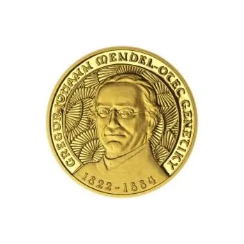 Johan Gregor Mendel - zlato Proof