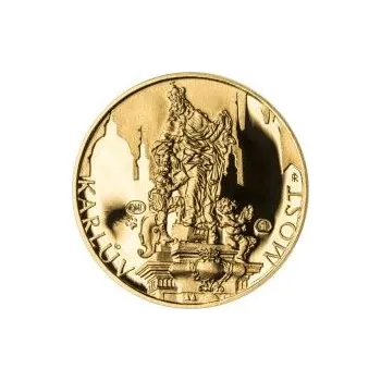 Proof - Pražské dukáty - 1 dukát - Karlův most Au