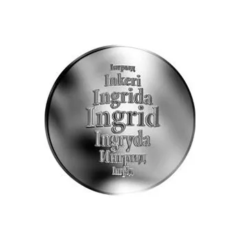 Česká jména - Ingrid - stříbrná medaile