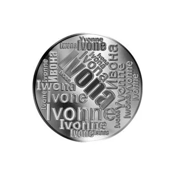 Česká jména - Ivona - velká stříbrná medaile 1 Oz