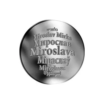Česká jména - Miroslava - stříbrná medaile