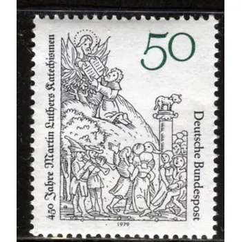 Poštovní známka (1979) MiNr. 1016 ** - Německo - 450 let Katechismus Martina Luthera