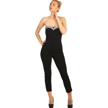 Dámský overall Glara Dlouhý dámský overal s kamínky 214705