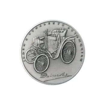 Gottlieb Daimler - 180. výročí narození stříbro patina
