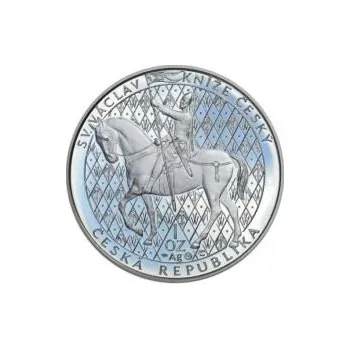 Sv. Václav na koni - 1 Oz Ag Proof
