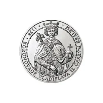 Korunovace Vladislava II českým králem - stříbro b.k.