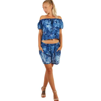 Dámské kraťasy Glara Dámský letní komplet kraťasy s tričkem 234565