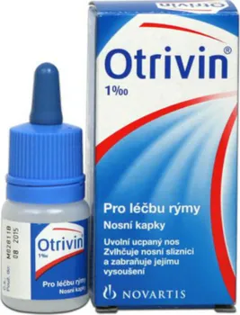 Lék na kašel, rýmu a nachlazení Otrivin Nosní kapky 10 ml