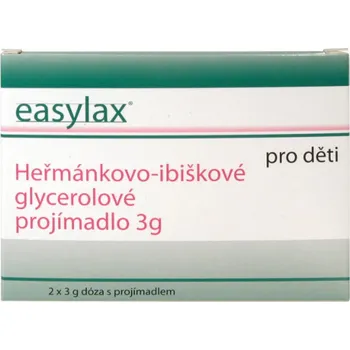 Přírodní produkt Easylax Glycerolové projímadlo