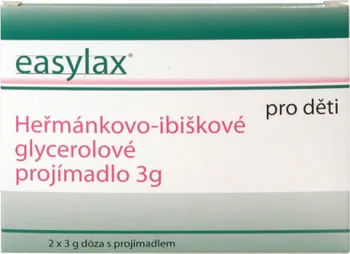 Přírodní produkt Easylax Glycerolové projímadlo