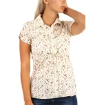 Glara Dámská bavlněná květovaná halenka s krátkým rukávem 238645