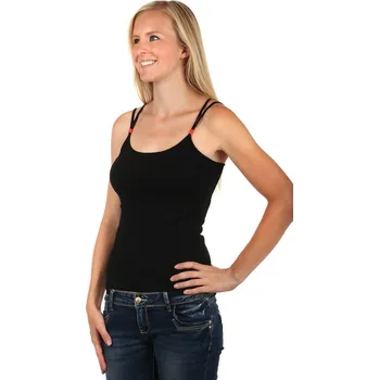 Glara Dámské elegantní tílko s dvojitými ramínky 65122